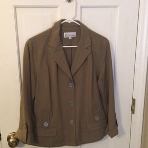 🔥Elliott Lauren size 10 dark tan blazer